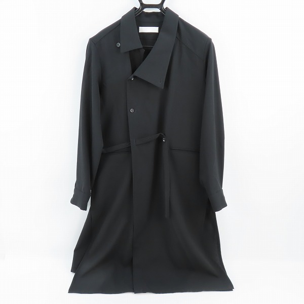 実際に弊社で買取させて頂いたETHOSENS/エトセンス 20AW SHIFT COLLAR COAT SHIRT/ロングコート E220-301/1