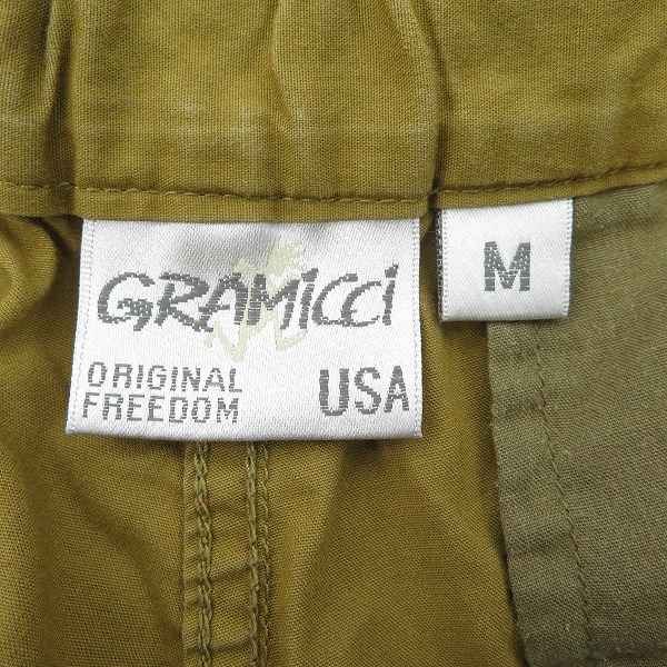 実際に弊社で買取させて頂いたGRAMICCI×URBAN RESEARCH DOORS/グラミチ×アーバンリサーチドアーズ ベルト付クライミングショーツ/キャメル/GMP-19S860/Mの画像 2枚目