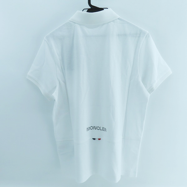 実際に弊社で買取させて頂いた【未使用/JPタグ】MONCLER/モンクレール ラバーロゴ ポロシャツ J20918A00014 84556/Sの画像 1枚目