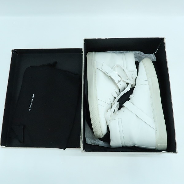実際に弊社で買取させて頂いたKRISVANASSCHE/クリスヴァンアッシュ ベルクロ ハイカットスニーカー/43の画像 8枚目