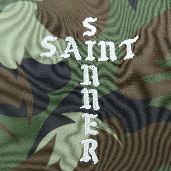 実際に弊社で買取させて頂いたA BATHING APE×SAINT MICHAEL/エイプ×セントマイケル HEART CAMOJACKET TRACK JACKET カモフラ ジップアップジャケット/Lの画像 3枚目