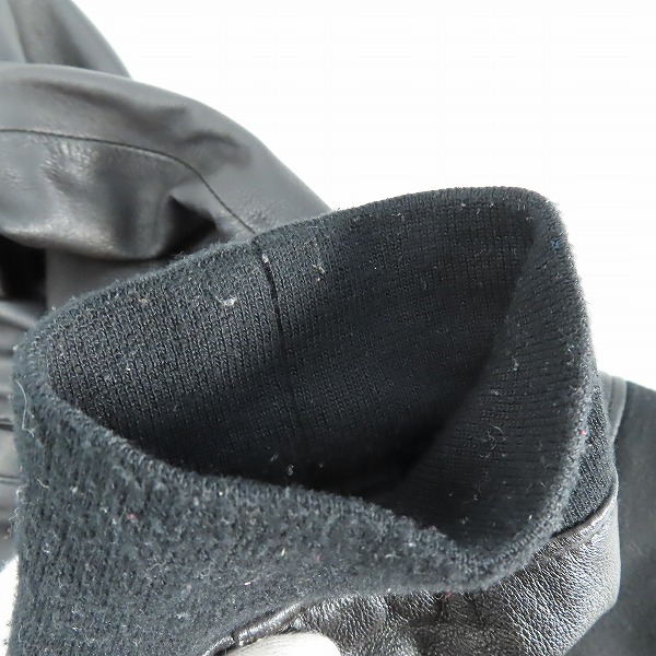 実際に弊社で買取させて頂いたnano BASE/ナノベース nano・universe/ナノユニバース 羊革 ブルゾン/レザージャケット XLの画像 6枚目