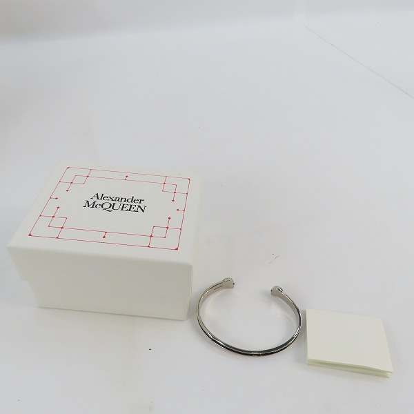 実際に弊社で買取させて頂いたALEXANDER McQUEEN/アレキサンダーマックイーン ツイン スカル スネイク バングル の画像 8枚目