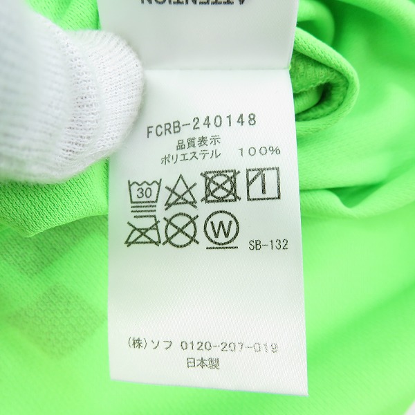 実際に弊社で買取させて頂いた【未使用】F.C.Real Bristol×paperboy/エフシーレアルブリストル×ペーパーボーイ ゲーム シャツ FCRB-240148/Lの画像 3枚目