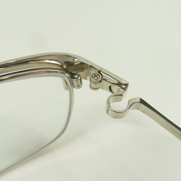 実際に弊社で買取させて頂いた999.9/フォーナインズ TITANIUM/チタン METAL FRAME/メタルフレーム 眼鏡/メガネフレーム S-120Tの画像 4枚目