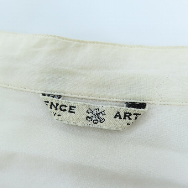 実際に弊社で買取させて頂いたARTS&SCIENCE/アーツ＆サイエンス ノーカラー 長袖シャツ/3の画像 2枚目