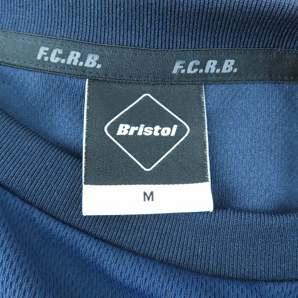 実際に弊社で買取させて頂いたF.C.R.B./F.C.Real Bristol/エフシーレアルブリストル 21AW MLB TOUR S/S PRE MATCH TOP ネイビー FCRB-212008 Mの画像 2枚目