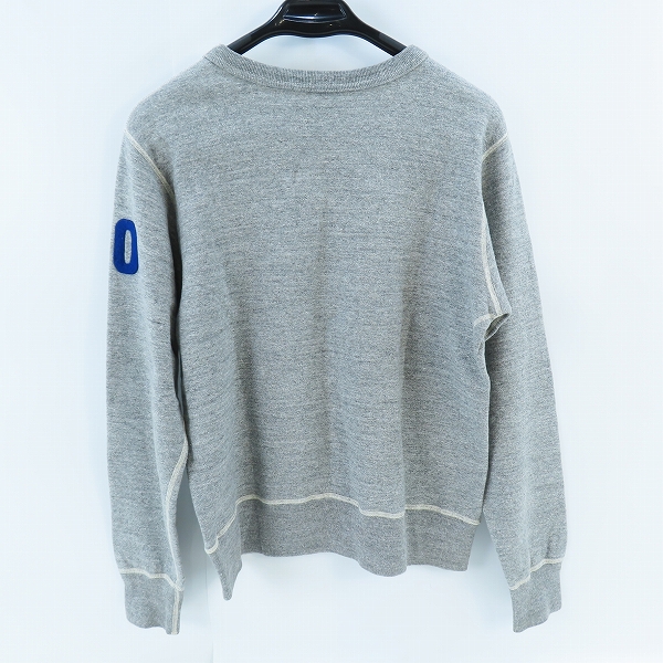 実際に弊社で買取させて頂いたBUZZ RICKSON'S/バズリクソンズ プリント 袖ワッペン スウェット トレーナー/Mの画像 1枚目