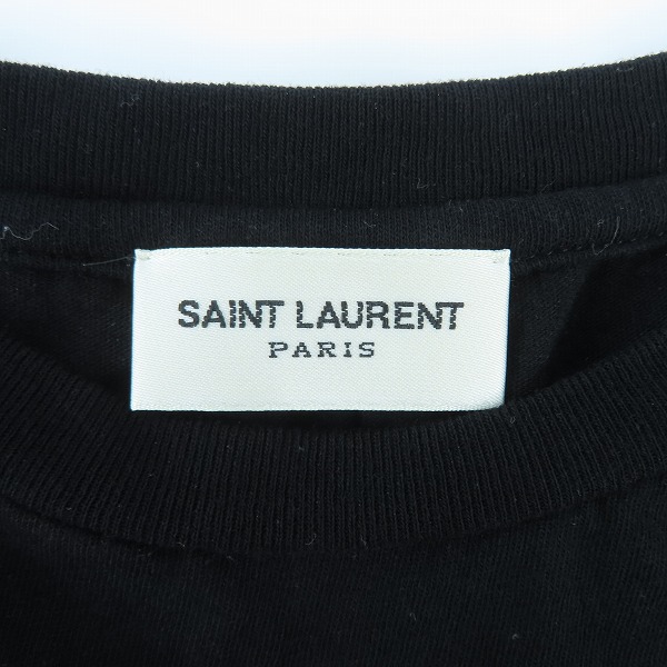 実際に弊社で買取させて頂いた【JPタグ】SAINT LAURENT PARIS/サンローランパリ 16AW パラディウムスタープリントTシャツ 443420 YB1BH/Lの画像 2枚目