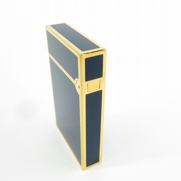 実際に弊社で買取させて頂いたS.T.Dupont/デュポン LINE2/ライン2 ライター 紺漆の画像 2枚目