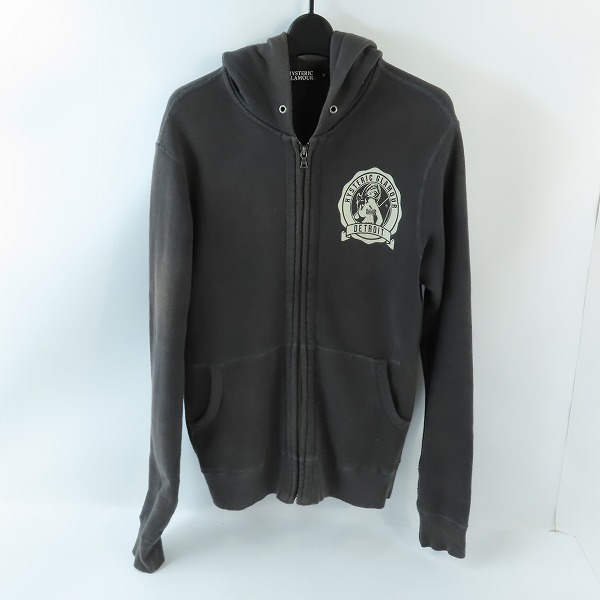 実際に弊社で買取させて頂いたHYSTERIC GLAMOUR/ヒステリックグラマー  バックプリント ZIP UPパーカー 4CF-1762/M