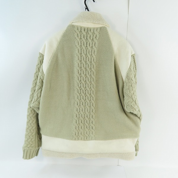 実際に弊社で買取させて頂いたNO ID. /ノーアイディー チェンジングニットB-3BIG BLZ/ブルゾン 853010-595K/ONEの画像 1枚目