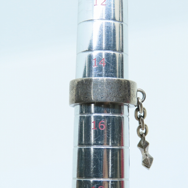 実際に弊社で買取させて頂いたBloody mary/ブラッディマリー Mirage of blaze/ミラージュ オブ ブレイズ クロス付きリング 15-15.5号の画像 9枚目