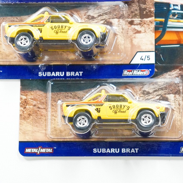 実際に弊社で買取させて頂いた【未開封】Hot Wheels/ホットウィール SHOP TRUCKS CUSTOM '62 CHEVY PICKUP/SUBARU BRAT ミニカー 4点セットの画像 4枚目