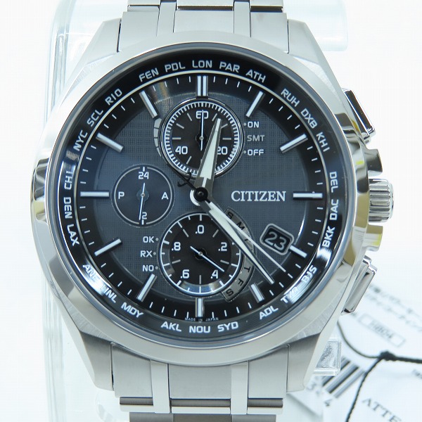 実際に弊社で買取させて頂いた【未使用】 CITIZEN/シチズン アテッサ エコドライブ ソーラー電波 腕時計 H804-T018696