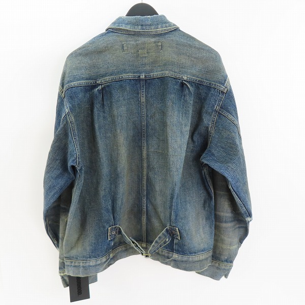 実際に弊社で買取させて頂いた【未使用】NEIGHBORHOOD/ネイバーフッド SAVAGE DENIM TYPE-1 JACKET/サベージ デニムジャケット 242XBNH-JKM01/Mの画像 1枚目