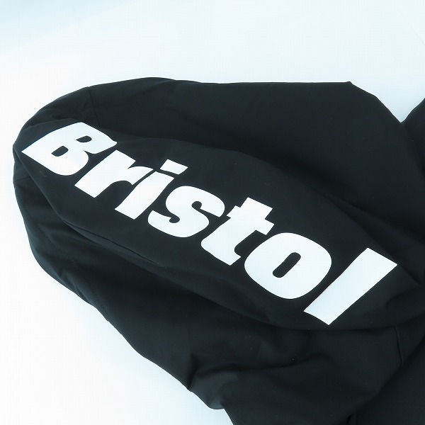 実際に弊社で買取させて頂いたF.C.Real Bristol/エフシーレアルブリストル 23SS ロゴ ボンディング PDK フーデッド ジャケット FCRB-230008/XLの画像 2枚目