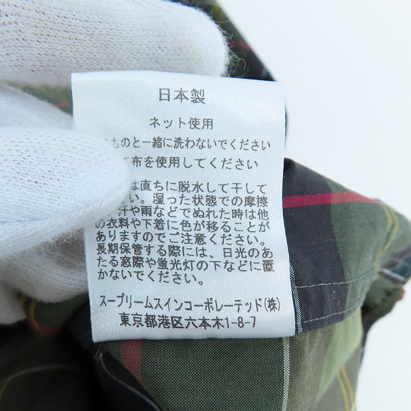 実際に弊社で買取させて頂いたBarbour/バブアー 長袖チェックシャツ 2001023/36の画像 4枚目