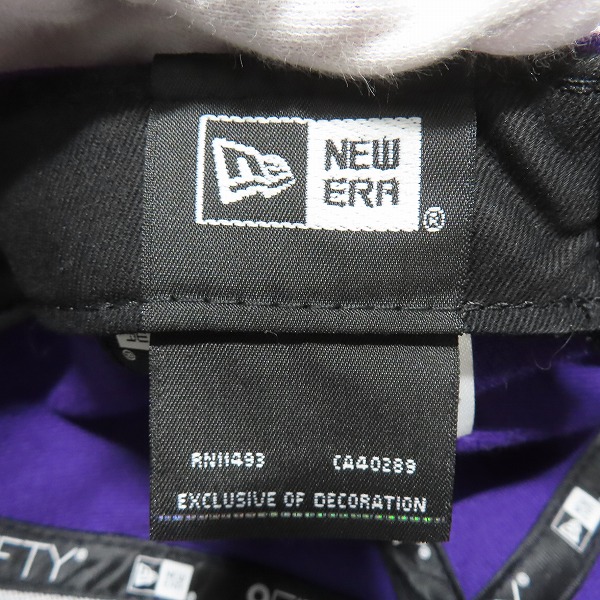 実際に弊社で買取させて頂いたF.C.R.B.×NEWERA/FCレアルブリストル×ニューエラ BRISTOL EMBLEM LOGO 6panel Cap キャップ パープルの画像 5枚目