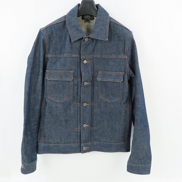 実際に弊社で買取させて頂いたA.P.C./アーペーセー APC デニムジャケット インディゴ 2nd Type/S