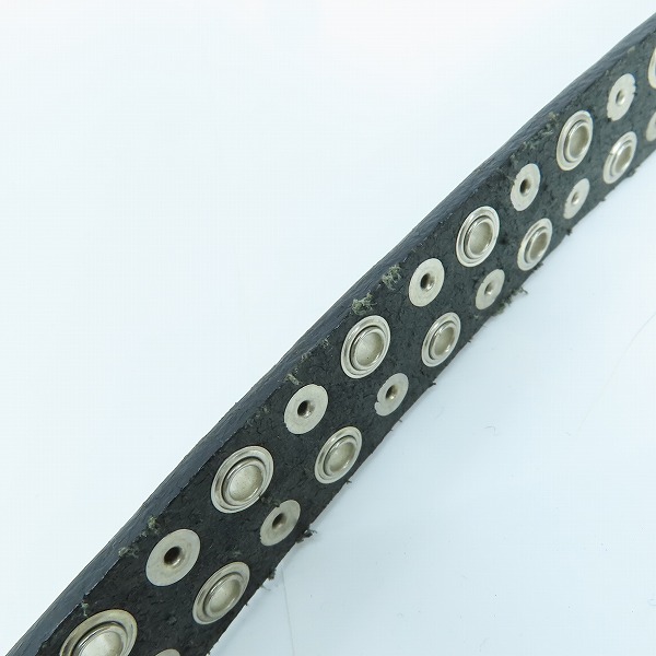 実際に弊社で買取させて頂いたJUNYA WATANABE COMME des GARCONS/ジュンヤワタナベコムデギャルソン スタッズ レザーベルト WT-IC303/Mの画像 7枚目