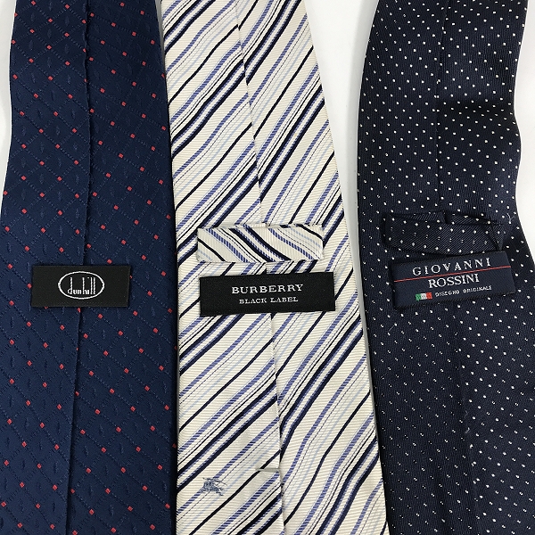 実際に弊社で買取させて頂いた【おまとめ】Dunhill/ダンヒル BURBERRY BLACK LABEL/バーバリーブラックレーベル 他 ネクタイの画像 2枚目