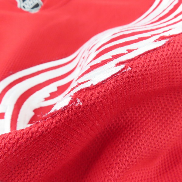 実際に弊社で買取させて頂いたReebok NHL DETROIT RED WINGS/デトロイトレッドウイングス ゲームシャツ ホッケーシャツ /4XLの画像 7枚目
