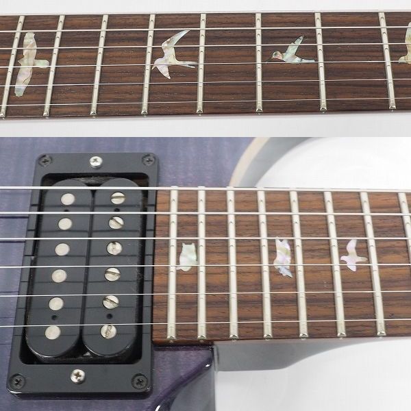 実際に弊社で買取させて頂いた★PRS/Paul Reed Smith/ポールリードスミス CUSTOM 24 10 TOP バードインレイ ハードケース付きの画像 3枚目