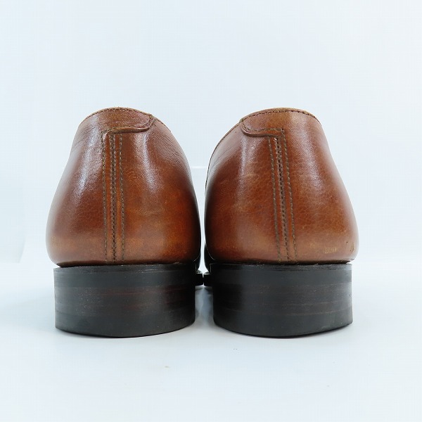 実際に弊社で買取させて頂いたJOHN LOBB/ジョンロブ LOPEZ/ロペス レザー コインローファー/レザーシューズ 純正シューツリー付きの画像 1枚目