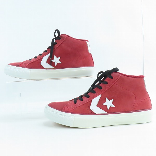 実際に弊社で買取させて頂いたCONVERSE/コンバース プロレザー ストリートスエード ミッド 1C528/26の画像 3枚目