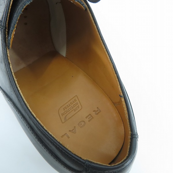 実際に弊社で買取させて頂いたREGAL/リーガル レザー スワールトゥシューズ/ビジネスシューズ W02A/25.5の画像 4枚目