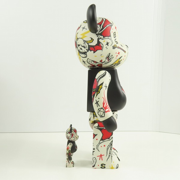 実際に弊社で買取させて頂いたMEDICOM TOY/メディコムトイ BE@RBRICK/ベアブリック Stranger Things/ ストレンジャーシングス HELLFIRE CLUB 400%&100%の画像 4枚目