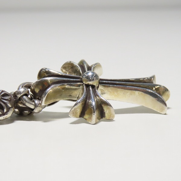 実際に弊社で買取させて頂いたCHROME HEARTS/クロムハーツ マルチボールネックレス スモールCHクロスの画像 3枚目