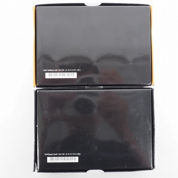 実際に弊社で買取させて頂いた【未使用/オウンネーム】Titleist/タイトリスト PRO V1 ゴルフボール ソフトバンク ホワイト 計1ダース  の画像 3枚目