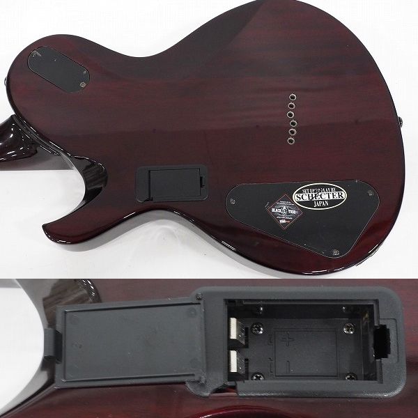 実際に弊社で買取させて頂いた★SCHECTER/シェクター HELLRAISER AD-SOLO-6-HR/BCH ヘルレイザー EMG搭載 アクティブ エレキギター ギグケース付の画像 7枚目