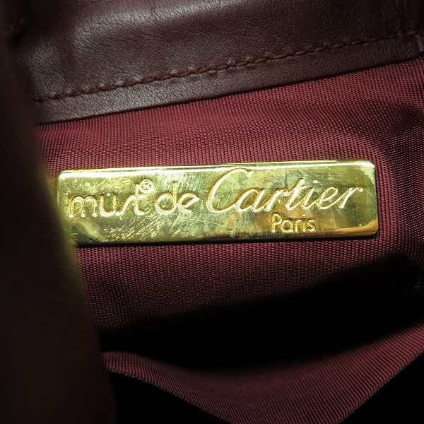 実際に弊社で買取させて頂いたCartie/カルティエ マストライン レザー ショルダーバッグの画像 6枚目