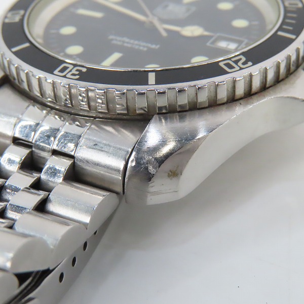 実際に弊社で買取させて頂いたTAGHEUER/タグホイヤー professional/プロフェッショナル 980.006N【動作未確認】の画像 6枚目