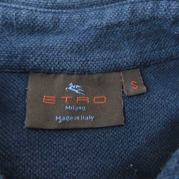 実際に弊社で買取させて頂いたETRO/エトロ 両胸ポケット 半袖ポロシャツ 52-13926-9330/Sの画像 2枚目