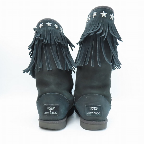 実際に弊社で買取させて頂いた【観賞用】UGG × JIMMY CHOO/ アグ ジミーチュウ ムートンブーツ スタースタッズ 3045 W/24の画像 1枚目