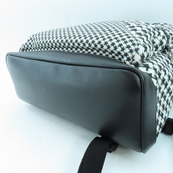 実際に弊社で買取させて頂いたJimmy Choo/ジミーチュウ WILMER/ウィルマー 千鳥柄 リュックサック/バックパックの画像 2枚目