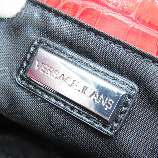 実際に弊社で買取させて頂いたVERSACE JEANS COUTURE/ヴェルサーチ ジーンズ クチュール/ハンドバッグ/ショルダーバックの画像 4枚目