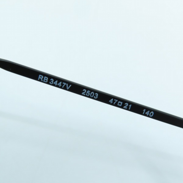 実際に弊社で買取させて頂いたRayBan/レイバン メガネフレーム/アイウェア Round Metal/RB3447Vの画像 6枚目