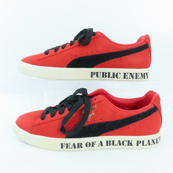 実際に弊社で買取させて頂いたPUMA プーマ CLYDE PUBLIC ENEMY/クライド パブリック エネミー 374539-01/29.5の画像 3枚目