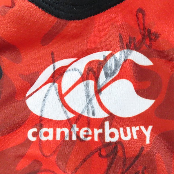実際に弊社で買取させて頂いたCANTERBURY/カンタベリー ラグビー BRAVE LUPUS/東芝ブレイブルーパス  オーセンティック ゲームジャージ/3Lの画像 6枚目