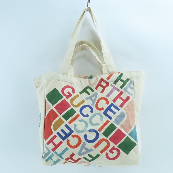 実際に弊社で買取させて頂いたTHE NORTH FACE × GUCCI/ノースフェイス×グッチ ノベルティ トートバッグの画像 1枚目