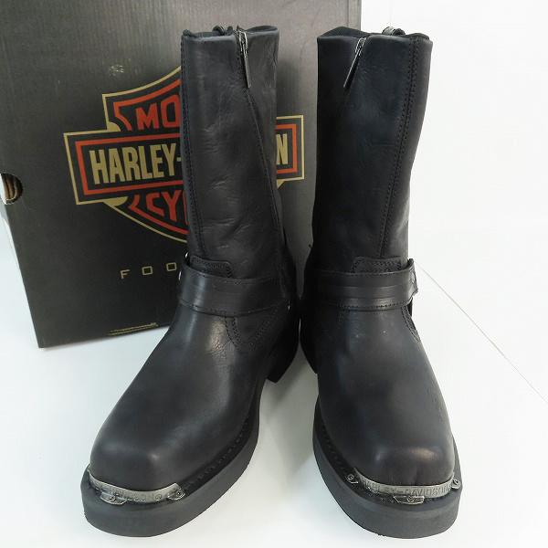 実際に弊社で買取させて頂いた【未使用】HARLEYDAVIDSON/ハーレーダビッドソン レザーエンジニアブーツ/D96149/8.5