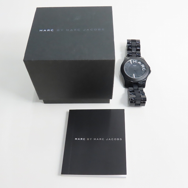 実際に弊社で買取させて頂いたMARC BY MARC JACOBS/マークバイマークジェイコブス リベラ レディース腕時計 MBM4527【動作未確認】の画像 8枚目