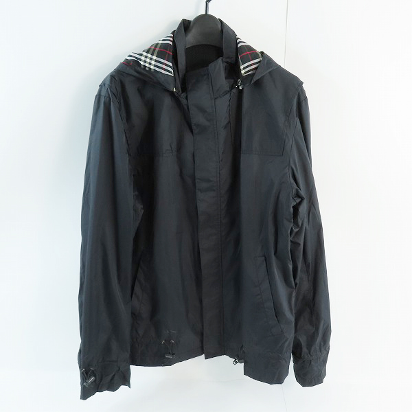 実際に弊社で買取させて頂いたBURBERRY BLACK LABEL/バーバリーブラックレーベル ナイロンジャケット フーディ/L
