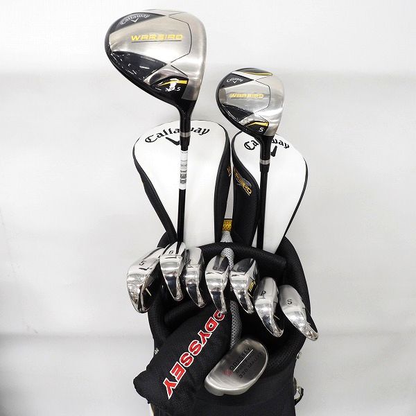実際に弊社で買取させて頂いたCallaway/キャロウェイ WARBIRD/ウォーバード メンズ ゴルフクラブ 10本セット FLEX：S/UNIFLEX キャディバッグ付き