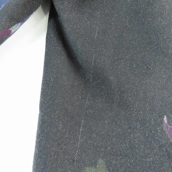 実際に弊社で買取させて頂いたLAD MUSICIAN/ラッドミュージシャン ウール 花柄 スラックスパンツ パープル系 2219-570/42の画像 6枚目